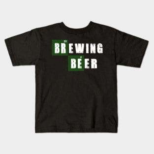 Brewing Beer Funny Chemistry Kids T-Shirt